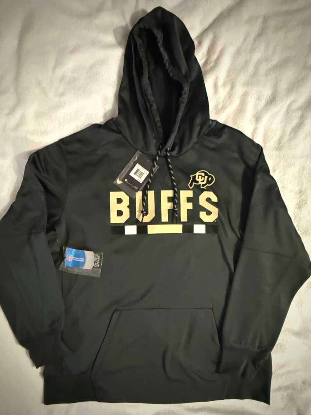 Colorado Buffaloes Nike Team DNA Performance Pullover Hoodie Anthracite 3XL NWT